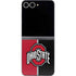 Ohio State University OSU Buckeyes Split Galaxy Z Flip6 Skin